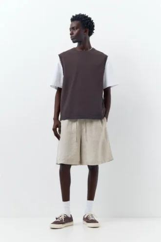 100% λινά σορτς τύπου jogger