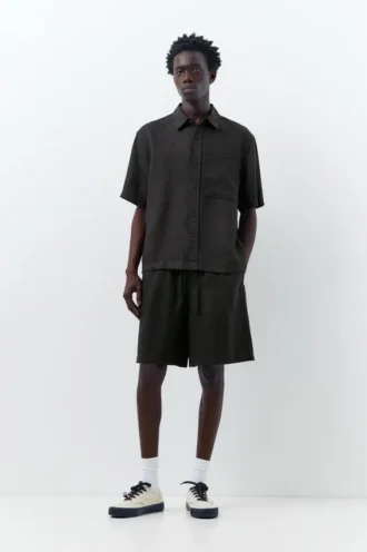 100% λινά σορτς τύπου jogger