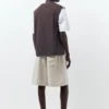 100% λινά σορτς τύπου jogger 100% λινά σορτς τύπου jogger