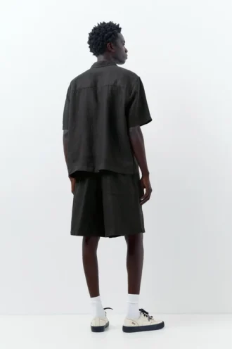 100% λινά σορτς τύπου jogger