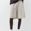 100% λινά σορτς τύπου jogger 100% λινά σορτς τύπου jogger