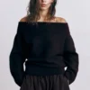 Απαλό πλεκτό πουλόβερ Bardot Απαλό πλεκτό πουλόβερ Bardot