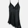 Ασύμμετρη καμιζόλα από δαντέλα