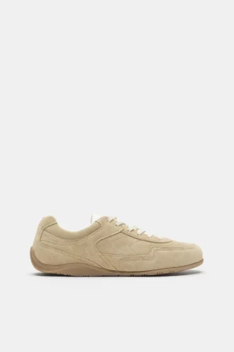 Δερμάτινες Sneakers από σπλιτ σουέτ