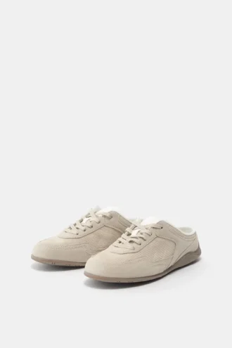 Δερμάτινες Sneakers με λουράκι