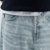 Φαρδιά τζιν με κεντημένο λογότυπο STWD Φαρδιά τζιν με κεντημένο λογότυπο STWD