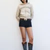 Φούτερ με κουκούλα και φερμουάρ Montserrat Messeguer Φούτερ με κουκούλα και φερμουάρ Montserrat Messeguer