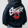 Φούτερ με κουκούλα STWD Cherry