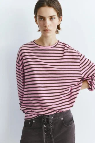 Μακρυμάνικο ριγέ T-shirt