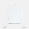 Μακρυμάνικο T-shirt με λαιμόκοψη τύπου boatneck Μακρυμάνικο T-shirt με λαιμόκοψη τύπου boatneck