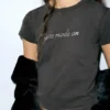 Μαύρο T-shirt με στρας Μαύρο T-shirt με στρας