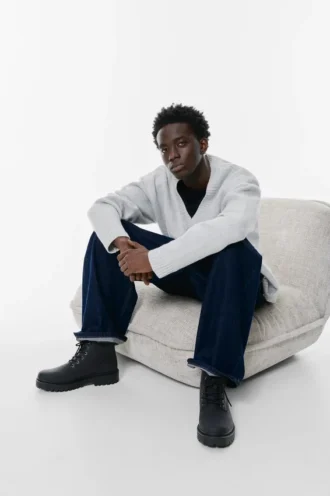 Μπότες με κορδόνια STWD