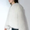 Μπουφάν από συνθετική γούνα