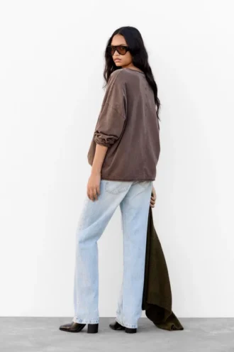 Oversize μακρυμάνικο Pουκάμισο
