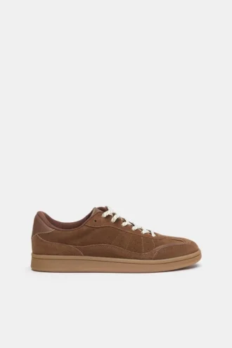 Πάνινα Sneakers από σπασμένο δέρμα Πάνινα Sneakers από σπασμένο δέρμα