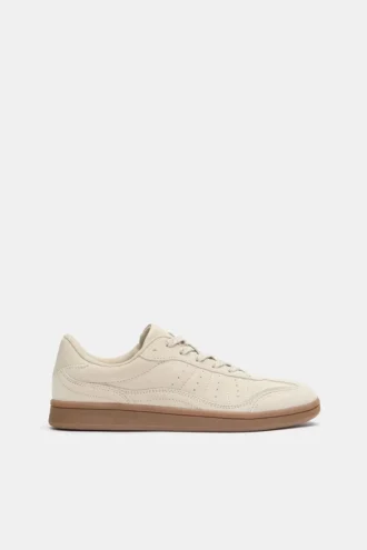 Πάνινα Sneakers από σπασμένο δέρμα