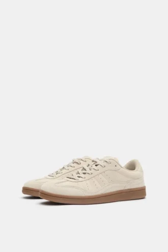 Πάνινα Sneakers από σπασμένο δέρμα
