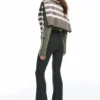 Παντελόνι με φαρδιά γραμμή και απαλή υφή Παντελόνι με φαρδιά γραμμή και απαλή υφή