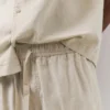Παντελόνια τζόγκινγκ από μείγμα λινού Παντελόνια τζόγκινγκ από μείγμα λινού