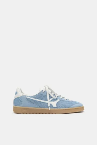 Παπούτσια Sneakers ρετρό με υφή