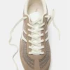 Παπούτσια Sneakers ρετρό με υφή