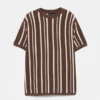 Πλεκτό T-shirt με πάνελ Πλεκτό T-shirt με πάνελ
