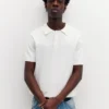 Polo shirt με κοντά μανίκια από πλεκτό ύφασμα
