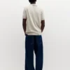 Polo shirt με κοντά μανίκια από πλεκτό ύφασμα