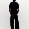 Polo shirt με κοντά μανίκια από πλεκτό ύφασμα