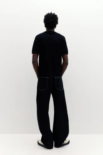 Polo shirt με κοντά μανίκια από πλεκτό ύφασμα