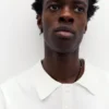 Polo shirt με κοντά μανίκια από πλεκτό ύφασμα