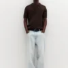 Polo shirt με κοντά μανίκια από πλεκτό ύφασμα