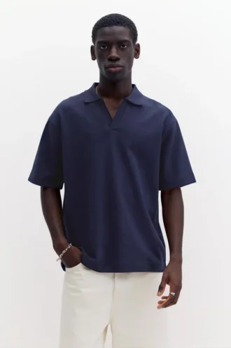 Polo shirt με κοντά μανίκια από ύφασμα Interlock