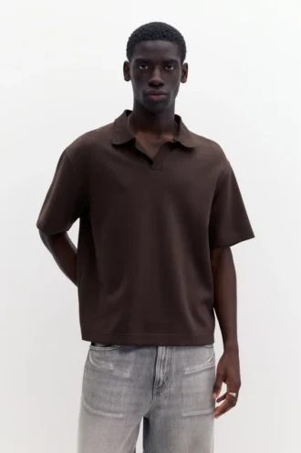 Polo shirt με κοντά μανίκια από ύφασμα Interlock
