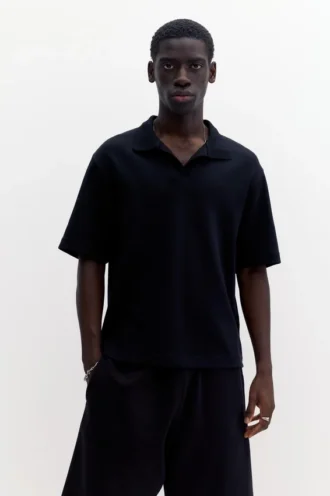 Polo shirt με κοντά μανίκια από ύφασμα Interlock