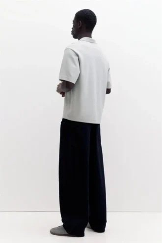Polo shirt με κοντά μανίκια από ύφασμα Interlock