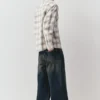 Πουκάμισα με καρό μοτίβο και μακριά μανίκια Πουκάμισα με καρό μοτίβο και μακριά μανίκια