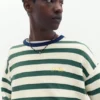 Ριγέ πλεκτό T-shirt Ριγέ πλεκτό T-shirt