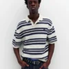 Ριγέ STWD πλεκτό Polo shirt Ριγέ STWD πλεκτό Polo shirt