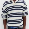 Ριγέ STWD πλεκτό Polo shirt Ριγέ STWD πλεκτό Polo shirt