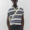 Ριγέ STWD πλεκτό Polo shirt Ριγέ STWD πλεκτό Polo shirt