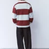 Ριγές Polo shirts με μακριά μανίκια Ριγές Polo shirts με μακριά μανίκια