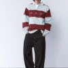 Ριγές Polo shirts με μακριά μανίκια Ριγές Polo shirts με μακριά μανίκια