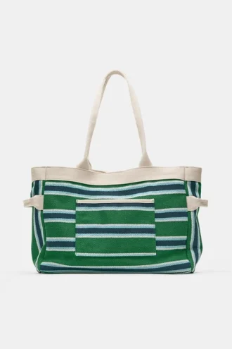 Ριγή τσάντα tote