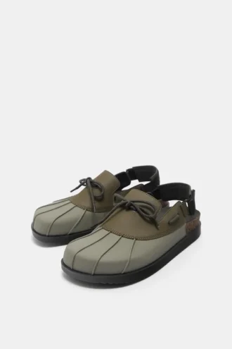 STWD Lace-Up Clogs