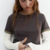 T-shirt με διπλά μανίκια T-shirt με διπλά μανίκια