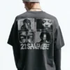 T-shirt με διπλά μανίκια 21 Savage