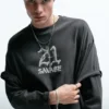 T-shirt με διπλά μανίκια 21 Savage