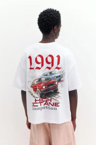 T-shirt με γραφικό αυτοκινήτου