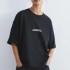 T-shirt με κεντημένο σλόγκαν T-shirt με κεντημένο σλόγκαν